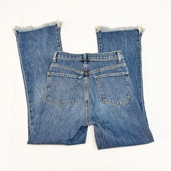 J. Brand Julia Ruffled Hem Denim Jeans Vintage Wash Size 24 - Picture 4 of 9